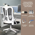 Premium Ergonomic Task Chair with Latex Cushion | Adjustable Lumbar & Flip-Up Arms