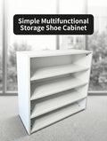 Modern Minimalist 4-Tier Open Shoe Cabinet